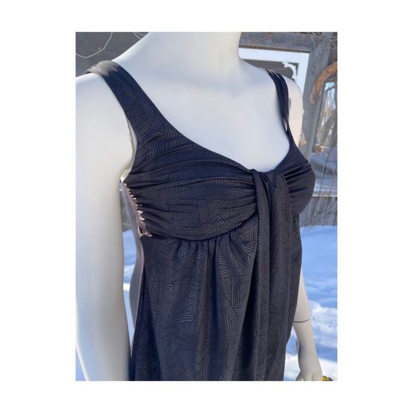 Miss Sixty Collection Black Babydoll Dress Knot Front Sleeveless Sz S - Picture 8 of 13